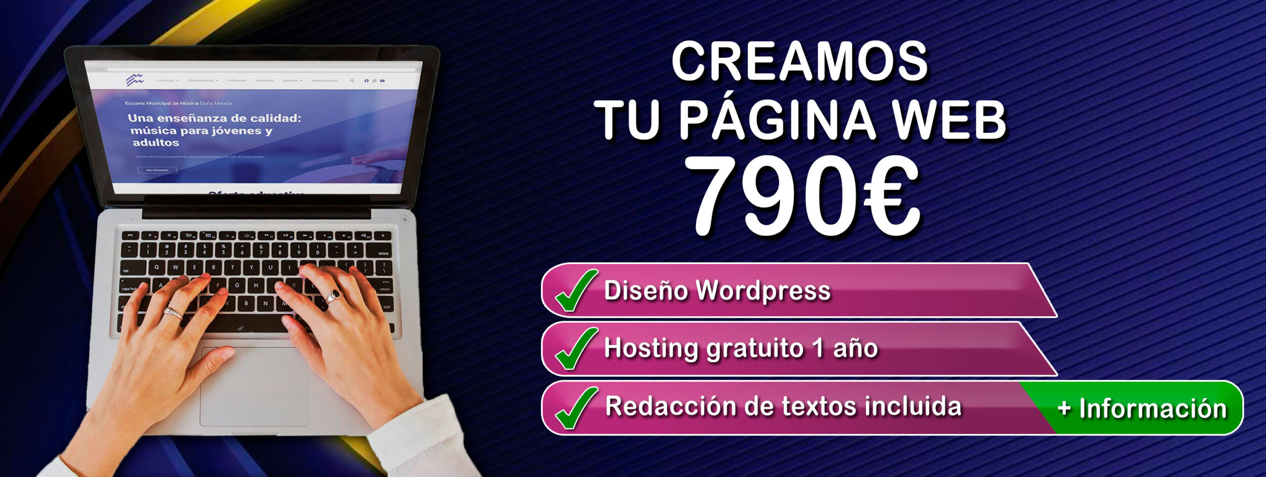 Diseño web avanzado por 790€